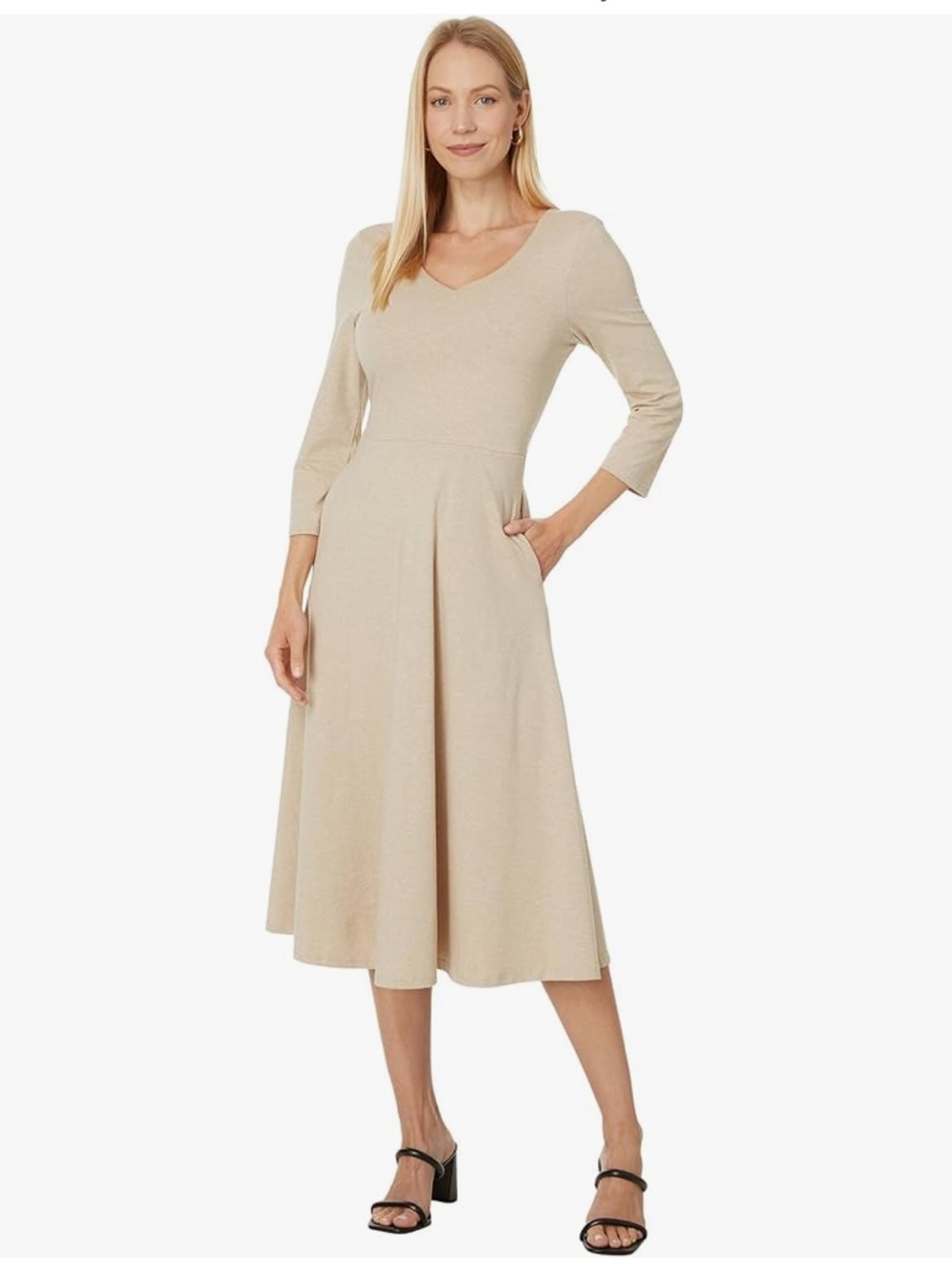 Pact Women's Fit-and-Flare Midi Party Dress Size XXL